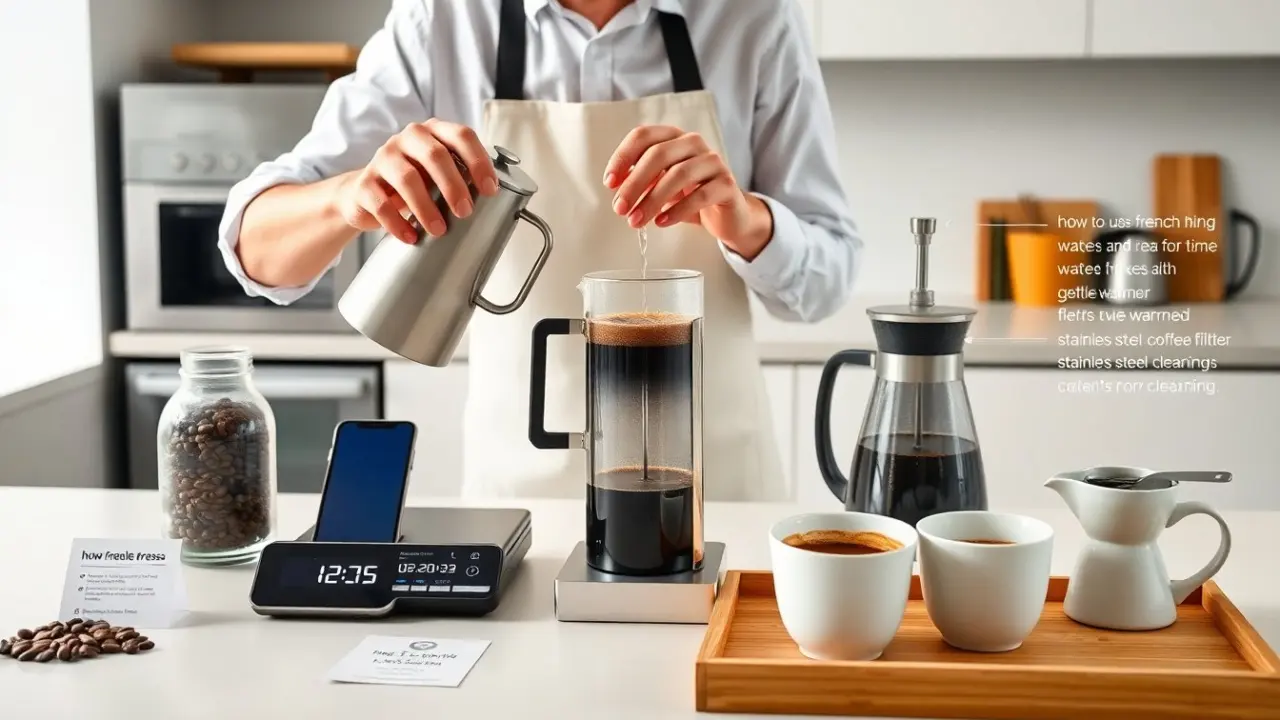 how to use french press