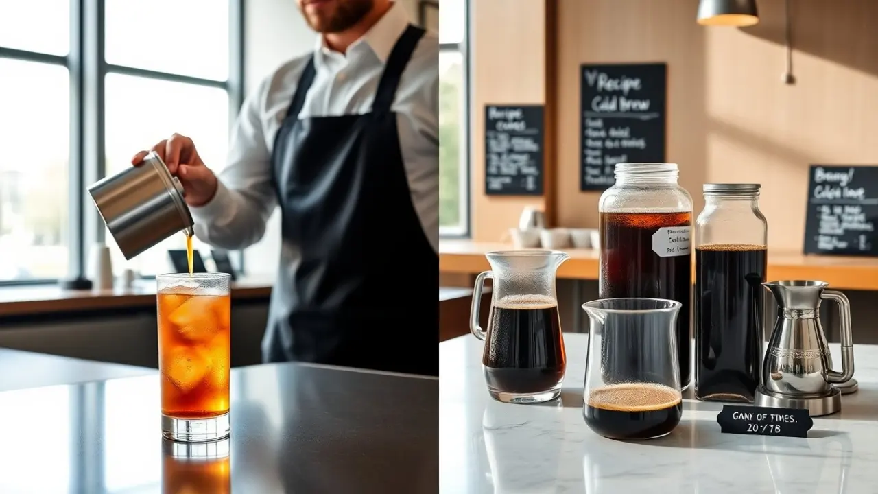 difference between iced coffee and cold brew