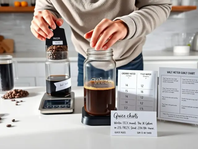 How Much Coffee for Cold Brew? Exact Ratios, Batch Sizes, and Simple Tricks for 2026