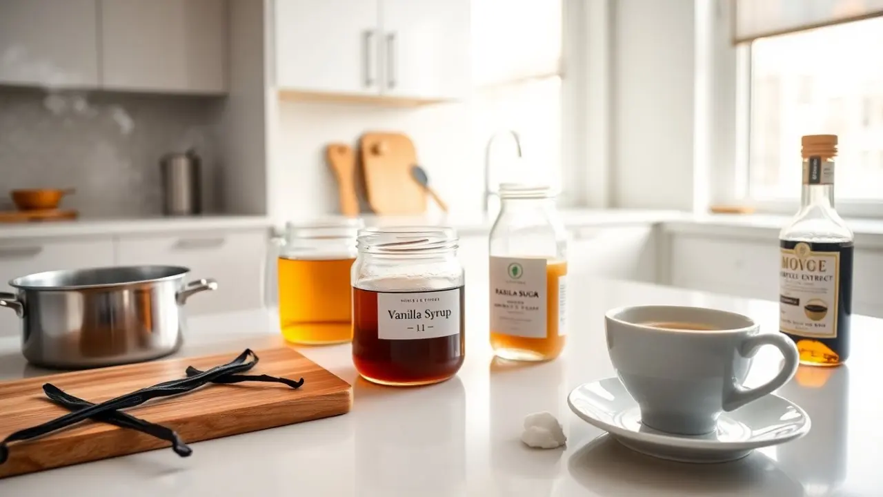 vanilla syrup for coffee recipe