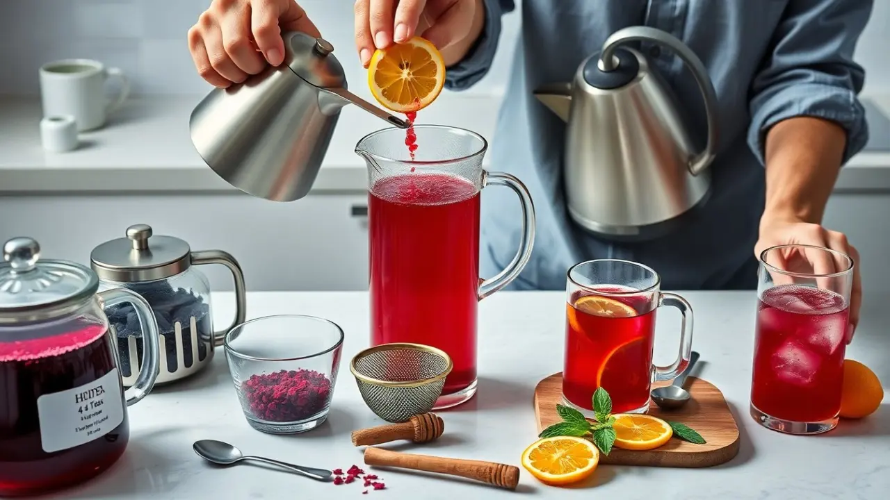 recipe for hibiscus tea