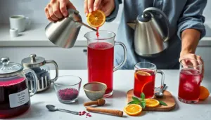 recipe for hibiscus tea