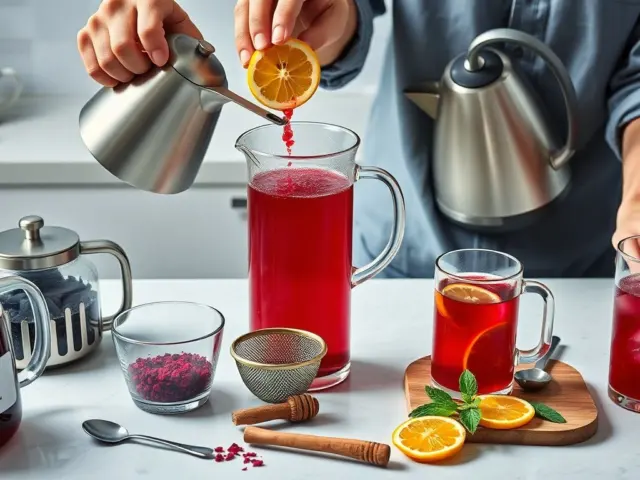 How To Make Refreshing Hibiscus Tea At Home (Simple Hot Or Iced Recipe)