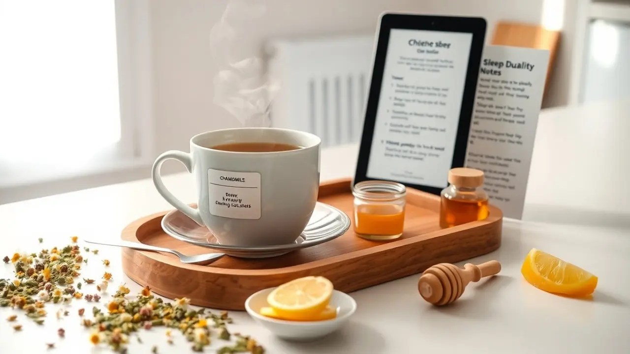 herbal chamomile tea