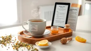 herbal chamomile tea