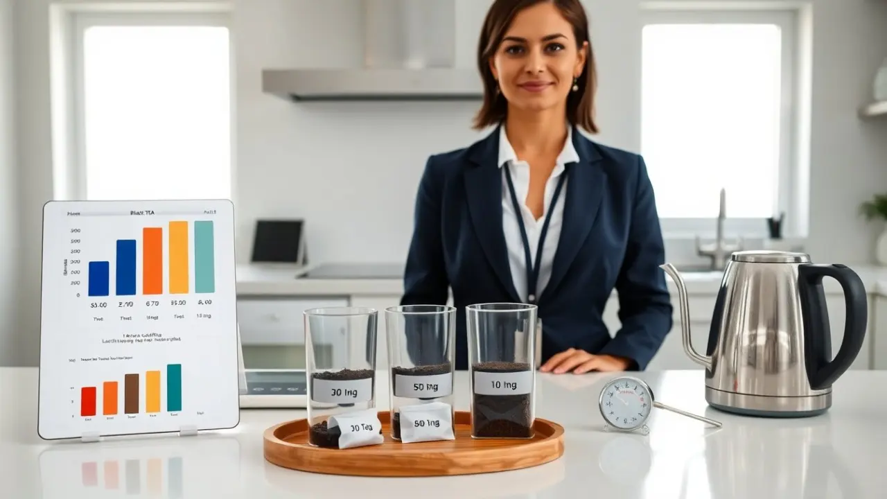 how much caffeine in black tea
