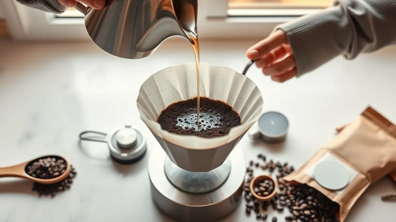 how to bloom coffee